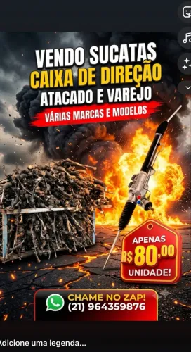 Sucatas de Caixas de Direção 80,00