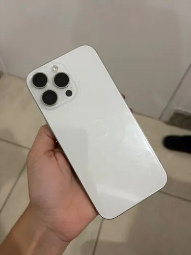  IPHONE 16 PRO MAX BRANCO - R$ 6.000 Garantia apple, bateria 98%, estado excelente!