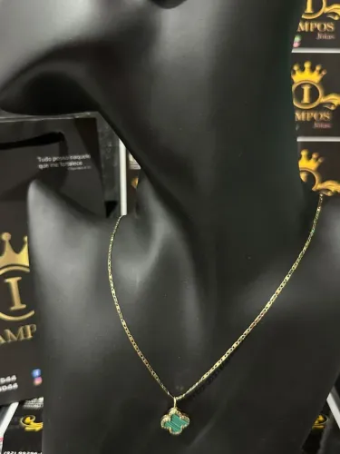 Cordão ouro 18k 45 cm