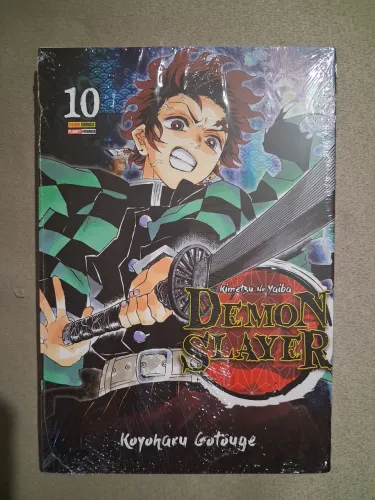 Kimetsu No Yaiba, Demon Slayer. Vol.10 - Novo. Ainda Plastificado.