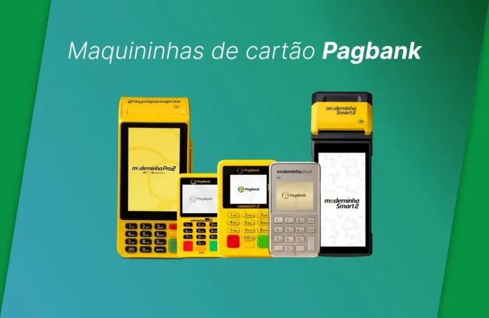 Máquinas Pagbank com as melhores taxas dos Brasil!