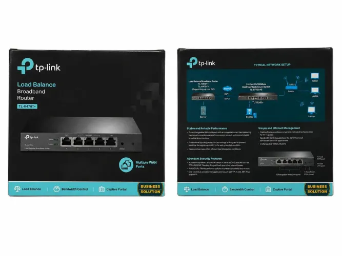 Roteador Balanceador de Carga TP-Link TL-R470T+