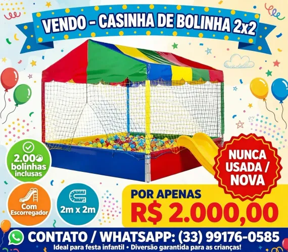 Casinha de bolinha 