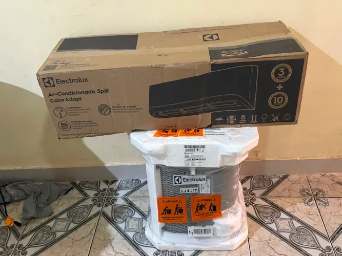 Split Electrolux 9000 btus novo com nota fiscal