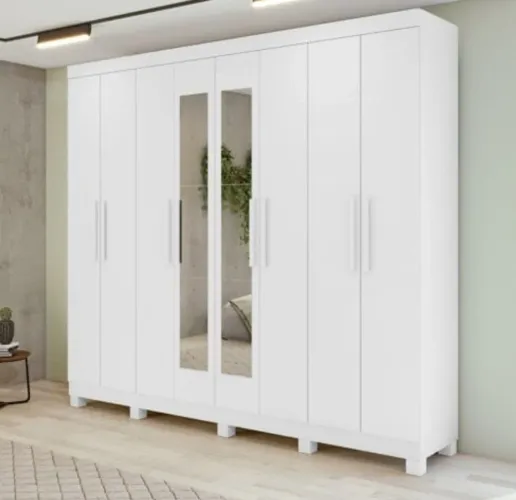 Guarda-roupa casal com porta de bater 2, 30 largura