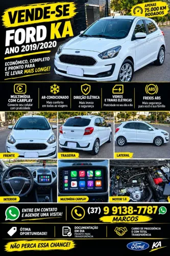 Ford KA 1.0 Se/se Plus Tivct Flex 5P 2020