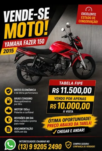 Yamaha Fazer 150 2015