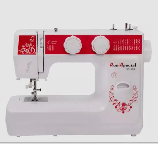 Máquina De Costura Doméstica Ss-988 Sunspecial Vermelho 