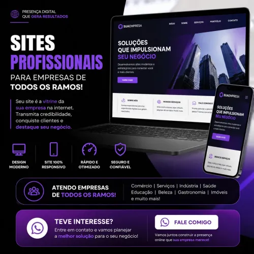 Sites Profissionais para Empresas