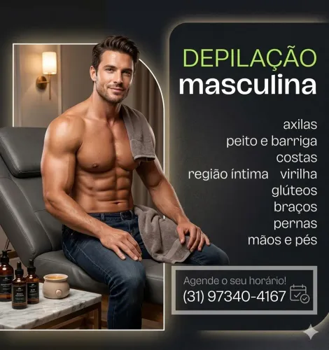 Depilação UNISSEX no bairro Castelo!!!