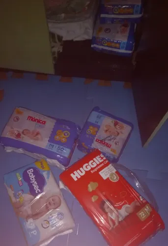 Fraldas Pampers, Huggies, Babysec e Turma da Mônica 