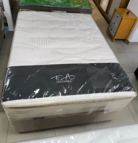 Conjunto Box de Casal Queen Lancaster 1,58x1,98x30cm - F.A