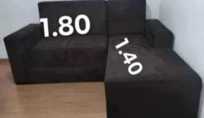 Sofá cheisse novo na promoção 