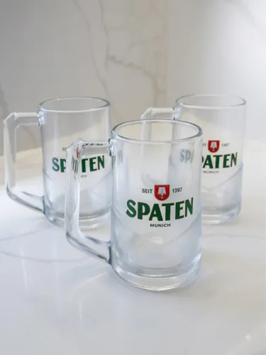 ? Canecas de Chopp Spaten 400ml - Qualidade Premium! ?