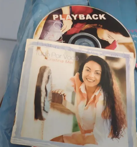PLAYBACK ORIGINAL SEMINOVO DE CRISTINA MEL. ÁLBUM: TUDO POR VOCÊ.(NÃO TENHO MAIS O CD VOZ)