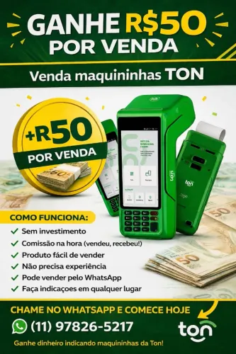 VENDAS DE MAQUININHAS