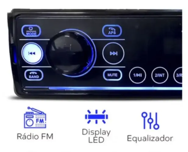 Rádio automotivo H-TECH