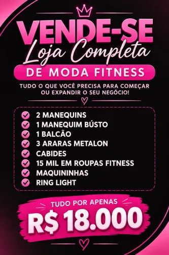 Vende-se loja completa
