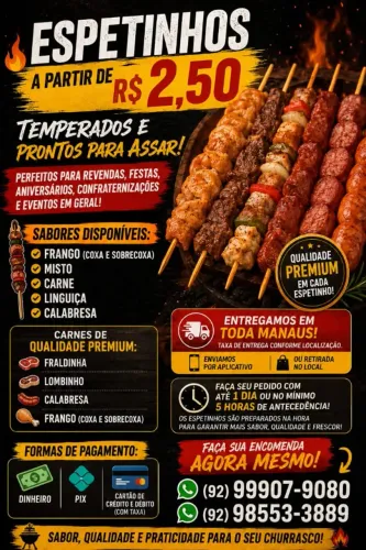 churrasco para revenda