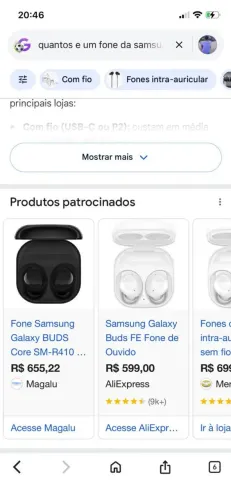 Vendo fone Samsung buds original