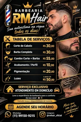 Barbearia em domicílio