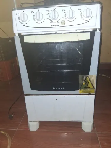 Fogão Mônaco Atlas 4 bocas automático em ótimo estado