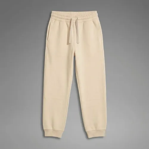 Calça de moletom bege casual confortável 