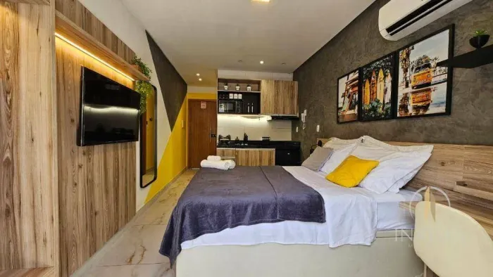 Flat com 1 dormitório à venda por R$ 330.000, com 24m² - Cabo Branco - João Pessoa/PB