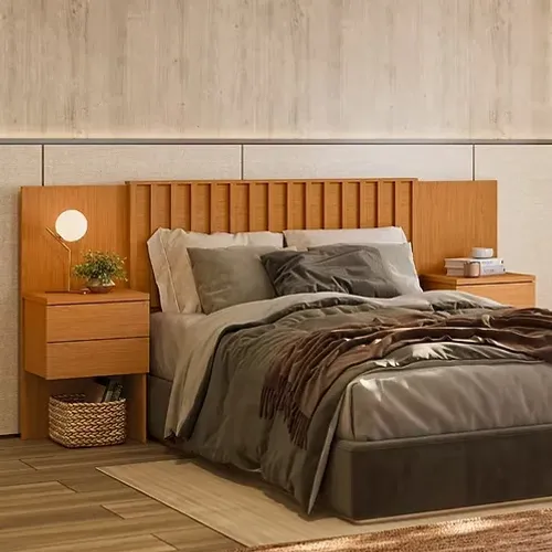 Cabeceira Olinda Ripada p/ Cama até KING - Entrega e montagem Grátis p/ Fortaleza