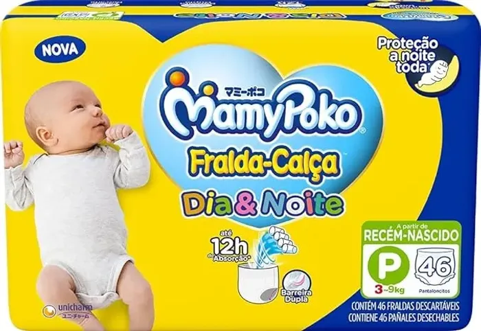 Fralda Mamy Poko T/P 46 UND