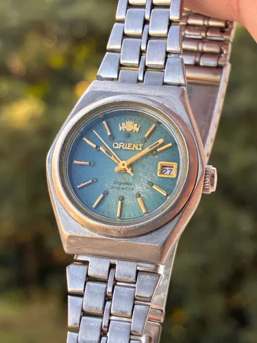Relógio vintage Orient steel