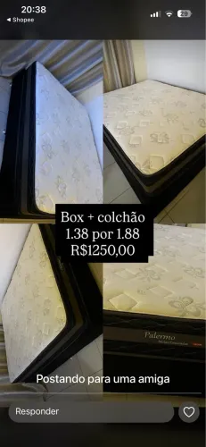 Cama box casal 