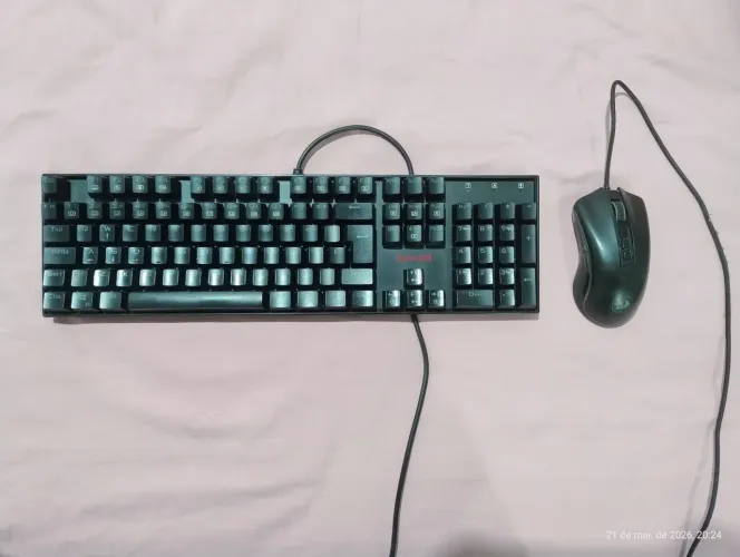 KIT - Mouse e Teclado Redragon - Funcionando Perfeitamente