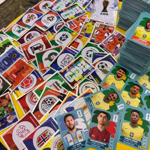 Figurinhas e álbuns da copa (ainda tenho todas)