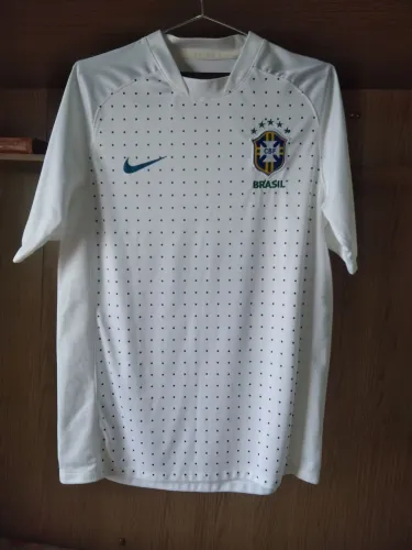 Camisa seleção brasileira copa do mundo camiseta pré jogo treino torcedor 2010 original