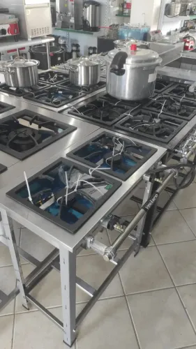 Bh Fogão industrial inox ou epoxi orçamento entrega grátis 