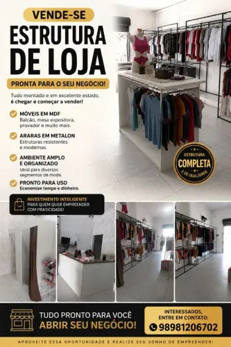 Estrutura de loja completa,pronta para trabalhar!