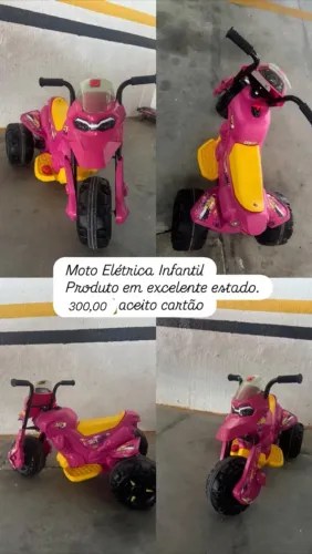 Moto elétrica infantil