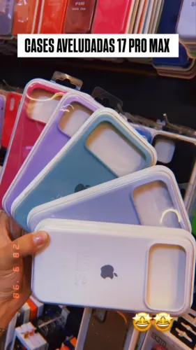Cases De Silicone para iPhone 17 Pro Max 