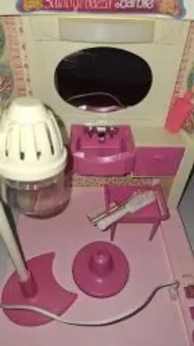 Salao de beleza da boneca barbie estrela anos 80 sem caixa
