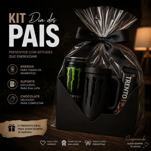 PRESENTE DIA DOS PAIS - Kit Monster