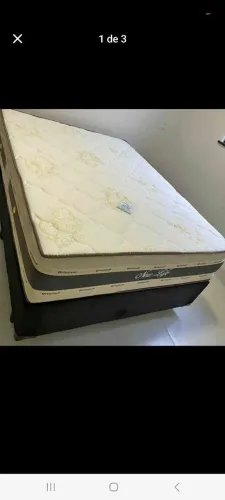 Cama casal molas ensacadas promoção novas e embaladas