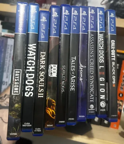 Lote de jogos ps4