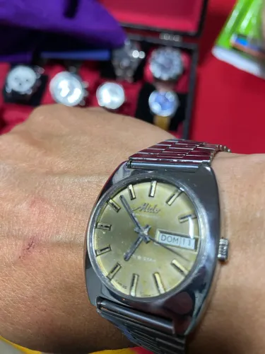Relógio vintage Mido Multi?Star automático 1970
