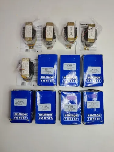 Kit com 12 Unidades de Transformador de Áudio da marca Keletron Fontat, Modelo S 2/15