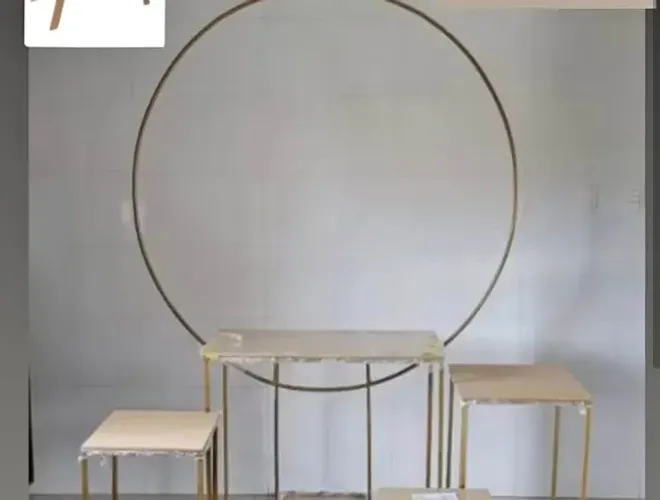 Mesas de ferro para decoração 