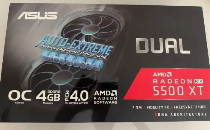 Placa de video Amd Rx 5500 Xt 4gb