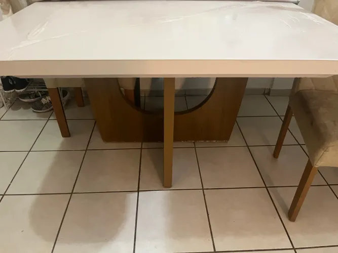 Mesa vidro para DOAR