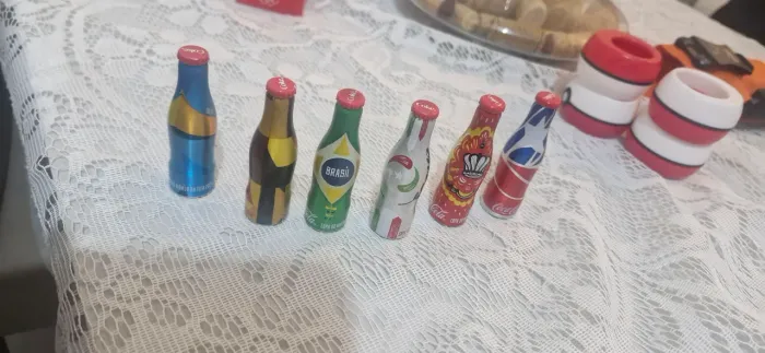 Garrafinhas coca cola Copa do Mundo