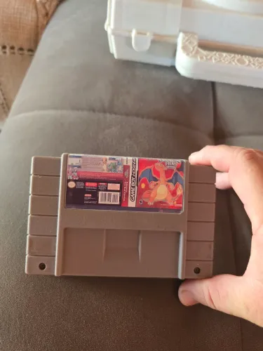 Cartucho super Nintendo pokemon paralela